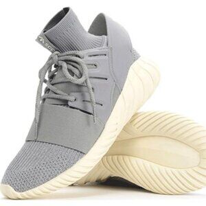 Adidas Tubular Doom Primeknit - Grey - S74920 - Size 4 - NEW IN BOX